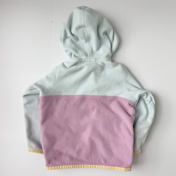 Patagonia Baby Micro D Snap-T Fleece Hoodie Purple Blue 12-18M - Picture 5 of 5